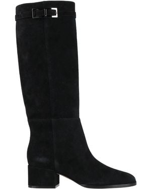 Sergio Rossi Boot Leather - Black