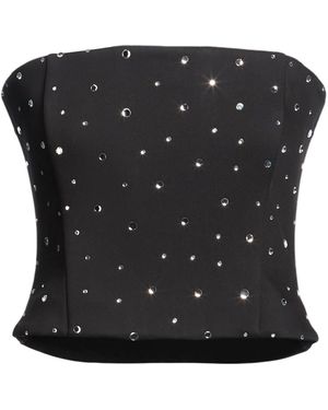 GIUSEPPE DI MORABITO Top Cotton, Polyamide, Elastane - Black