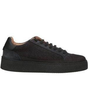 Fabiano Ricci Trainers Leather, Textile Fibres - Black
