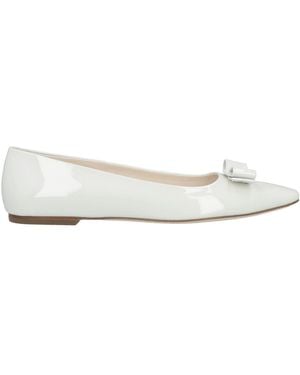 Ferragamo Ballet Flats Leather - White
