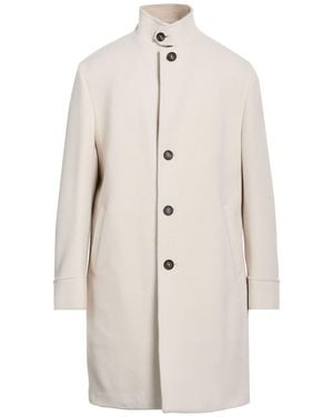Eleventy Coat Wool, Polyamide, Cashmere - White
