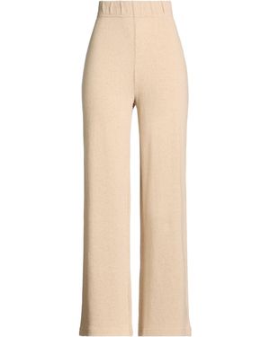 120% Lino Trousers Cashmere, Viscose, Linen, Wool - Natural