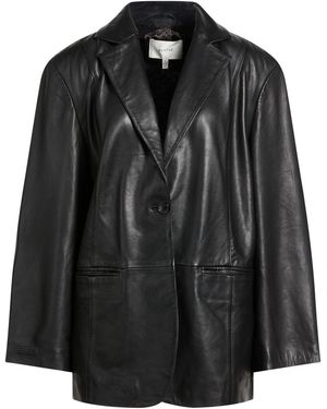 Gestuz Blazer Lambskin - Black
