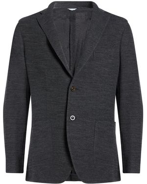 Boglioli Blazer Virgin Wool, Cotton - Black