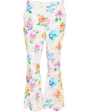 Moschino Pants Cotton - White