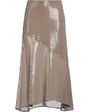 Semicouture Midi Skirt - Brown