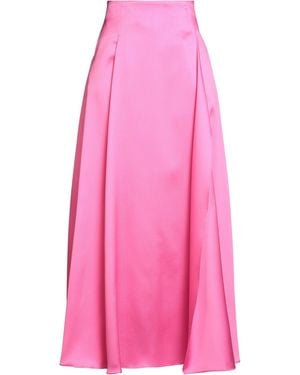 CAMILLA Fuchsia Maxi Skirt Polyester - Pink