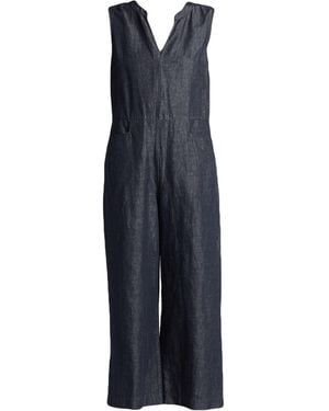 ALESSIA SANTI Jumpsuit Cotton, Linen - Blue