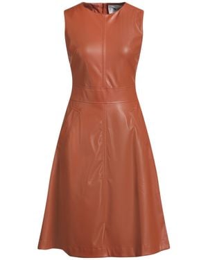 Silvian Heach Midi Dress - Brown