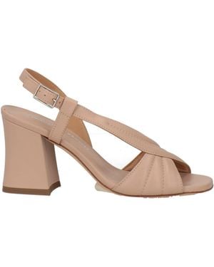 Gianmarco Sorelli Blush Sandals Leather - Natural