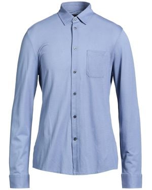 Moorer Midnight Shirt Cotton - Blue