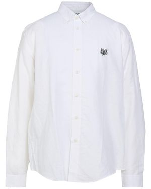 KENZO Shirt Linen, Cotton - White