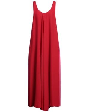 Manila Grace Maxi Dress Polyester - Red