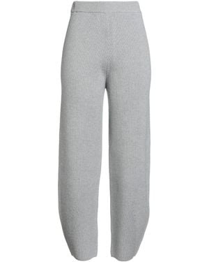 Peserico Pants Virgin Wool, Silk, Viscose, Cashmere, Polyester - Gray