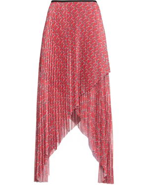 Burberry Maxi Skirt - Red