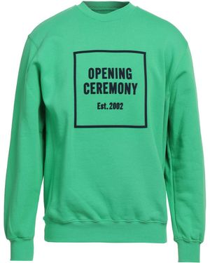 Opening Ceremony Sweatshirt Cotton, Elastane - Green