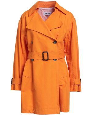 ANNIE PARIS Overcoat & Trench Coat Cotton - Orange