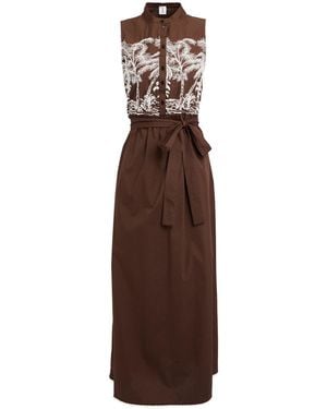 1 One Maxi-Kleid - Braun