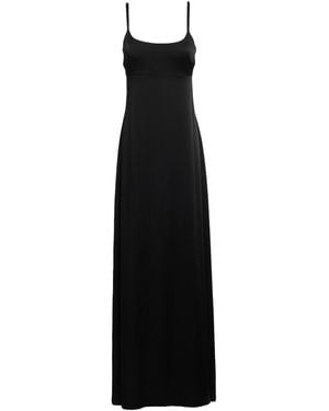 Max Mara Maxi Dress Acetate, Viscose - Black