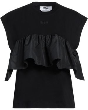 MSGM T-Shirt Cotton, Polyester - Black