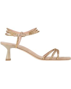 Alberta Ferretti Sandals Leather - Natural