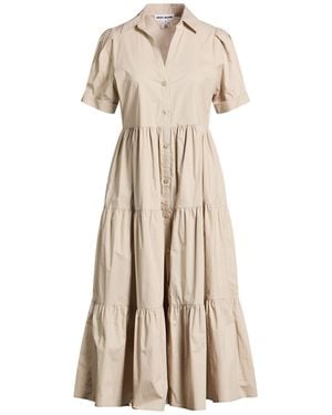 DKNY Midi Dress Cotton - Natural
