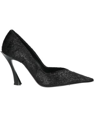 Mugler Pumps Textile Fibers - Black