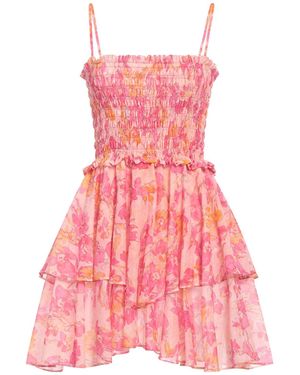 Jucca Mini Dress Cotton, Silk - Pink