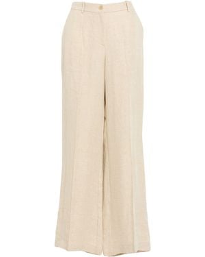 P.A.R.O.S.H. P.A.R.O..H. Trousers Linen - Natural