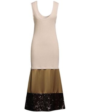 Jucca 365 Maxi Dress Virgin Wool - Natural