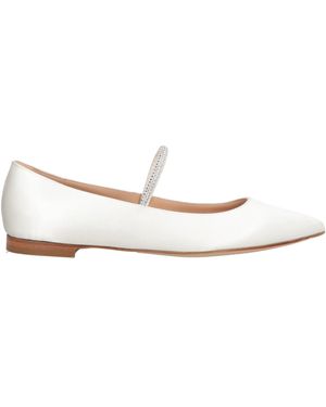Gianvito Rossi Ballet Flats - White