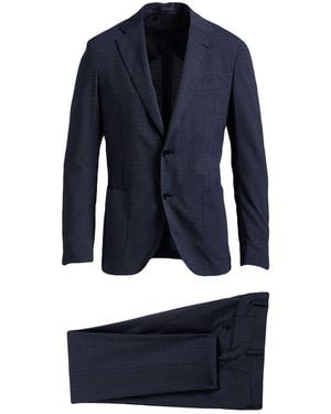Lardini Suit Wool, Polyester, Elastane - Blue