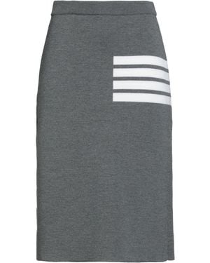 Thom Browne Midi Skirt - Gray