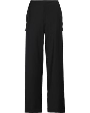 Malloni Pants Polyester, Wool, Elastane - Black