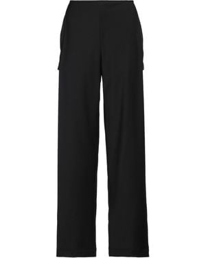Malloni Trousers Polyester, Wool, Elastane - Black