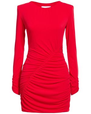 Soallure Mini Dress Polyester, Elastane - Red