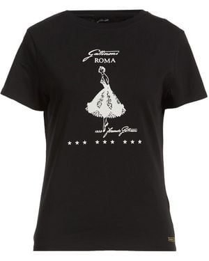 Gattinoni T-Shirt Cotton, Elastane - Black