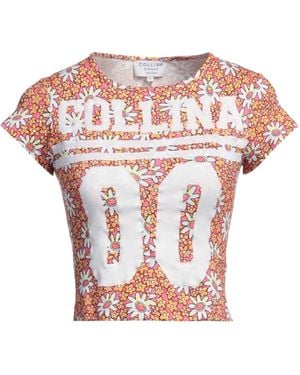 Collina Strada Fuchsia T-Shirt Cotton, Recycled Cotton - Pink