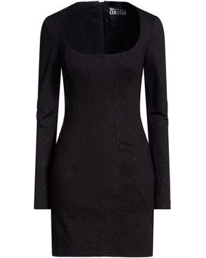 Versace Jeans Couture Mini Dress Viscose, Polyamide, Elastane - Black