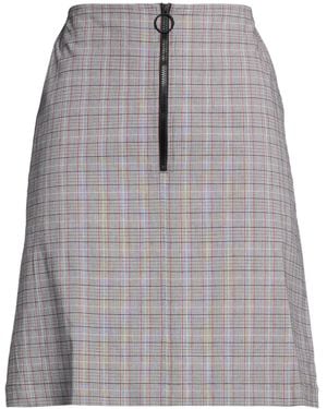 Maison Kitsuné Mini Skirt Cotton, Elastane - Gray