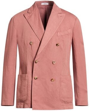 Boglioli Antique Rose Blazer Cotton, Linen - Pink