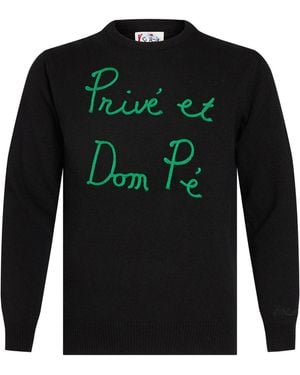 MC2 Saint Barth Sweater Wool, Viscose, Polyamide, Cashmere - Black