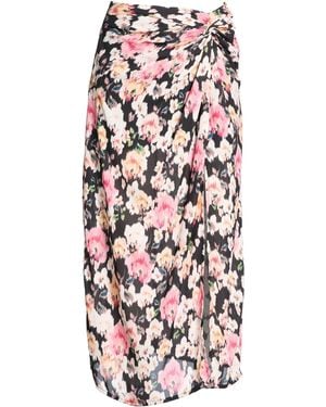Rebel Queen Midi Skirt Polyester - White