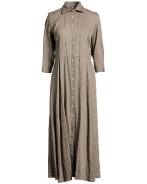 MISS BASTONCINO Maxi Dress Linen - Natural