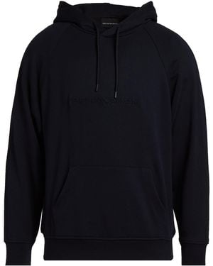 Emporio Armani Midnight Sweatshirt Cotton, Elastane - Blue