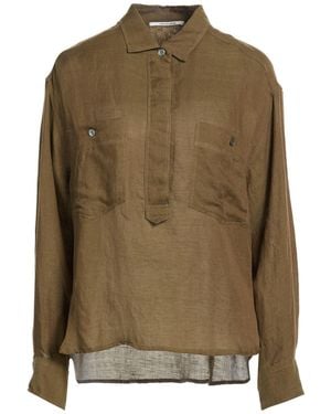 Pomandère Military Top Lyocell, Linen - Green