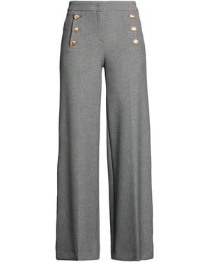 Seductive Pants Polyester, Viscose, Cotton, Elastane - Gray