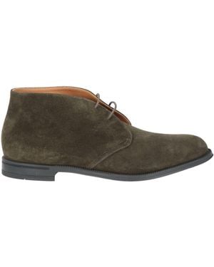 Doucal's Military Ankle Boots Leather - Brown