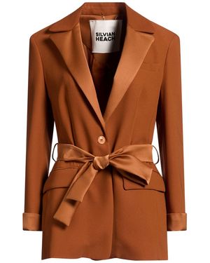 Silvian Heach Blazer Polyester - Brown