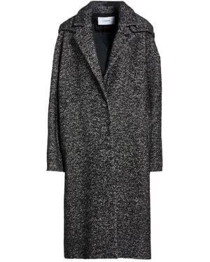 Lardini Coat Wool, Nylon, Silk, Mohair Wool, Alpaca Wool - Gray
